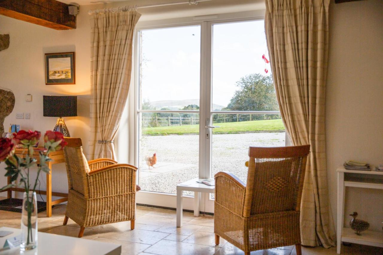 Higher Weddicott Barn Holiday Cottage - Self Catering Chagford Buitenkant foto